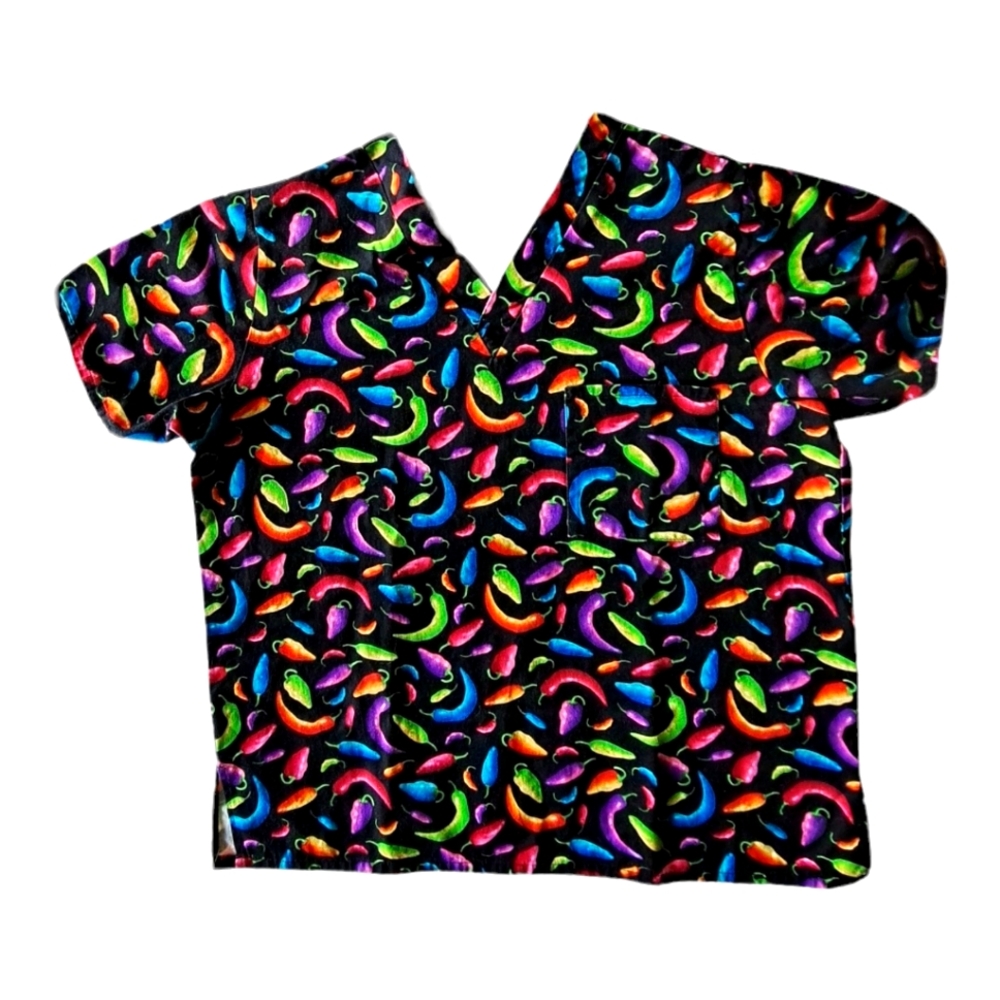 Fundamentals Hot Pepper Scrub Top